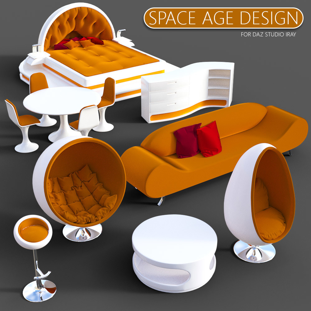 Space Age Design for DS Iray by: powerage, 3D Models by Daz 3D