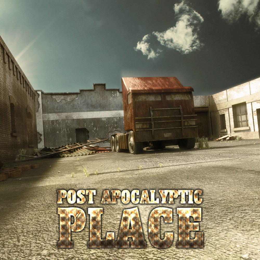 Post Apocalyptic Place by: powerage, 3D Models by Daz 3D