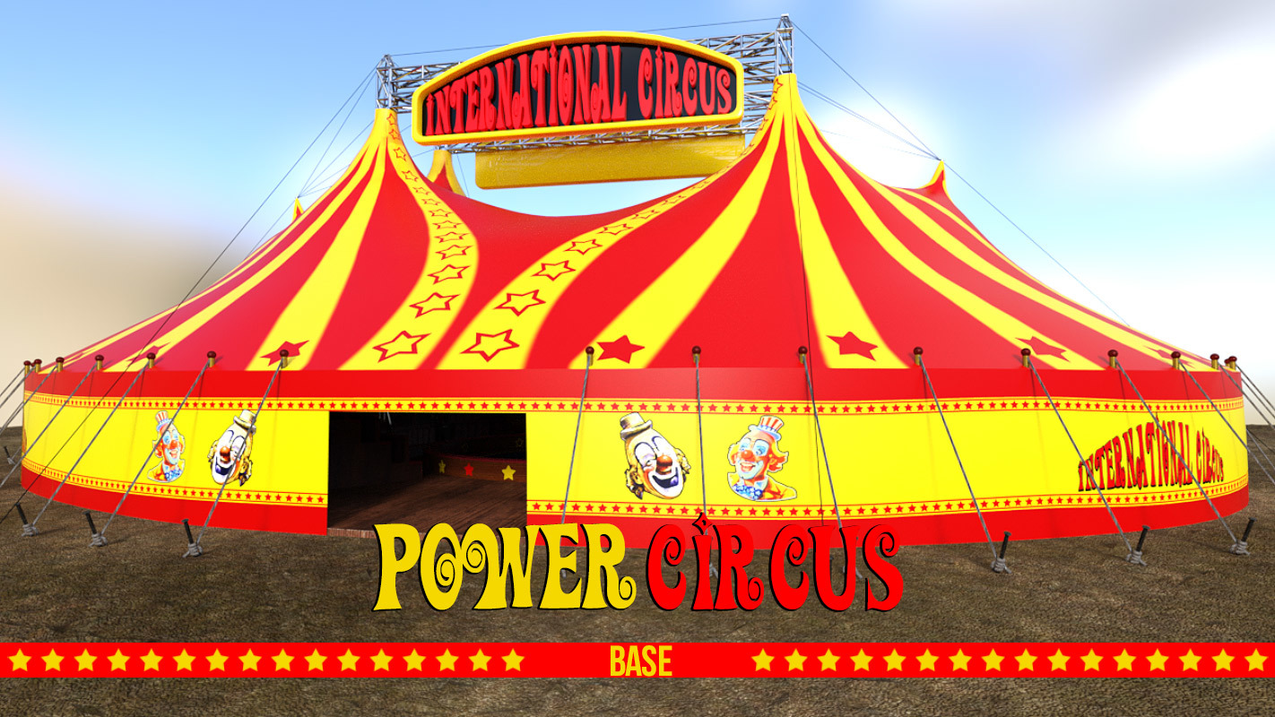 POWER CIRCUS BASE for DS Iray by: powerage, 3D Models by Daz 3D