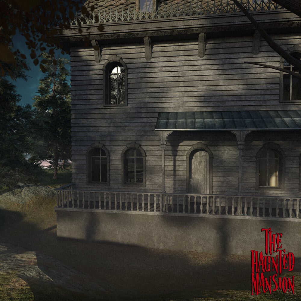 The Haunted Mansion for DS Iray | Daz 3D