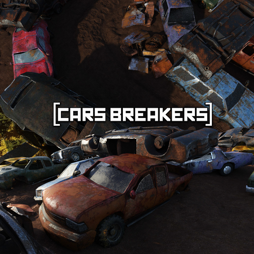 Car Breakers for DS Iray by: powerage, 3D Models by Daz 3D