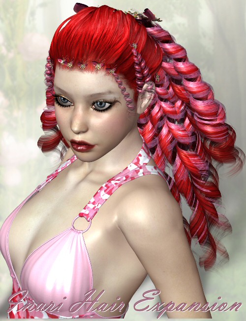 Inari Hair Expansion by: goldtassel, 3D Models by Daz 3D