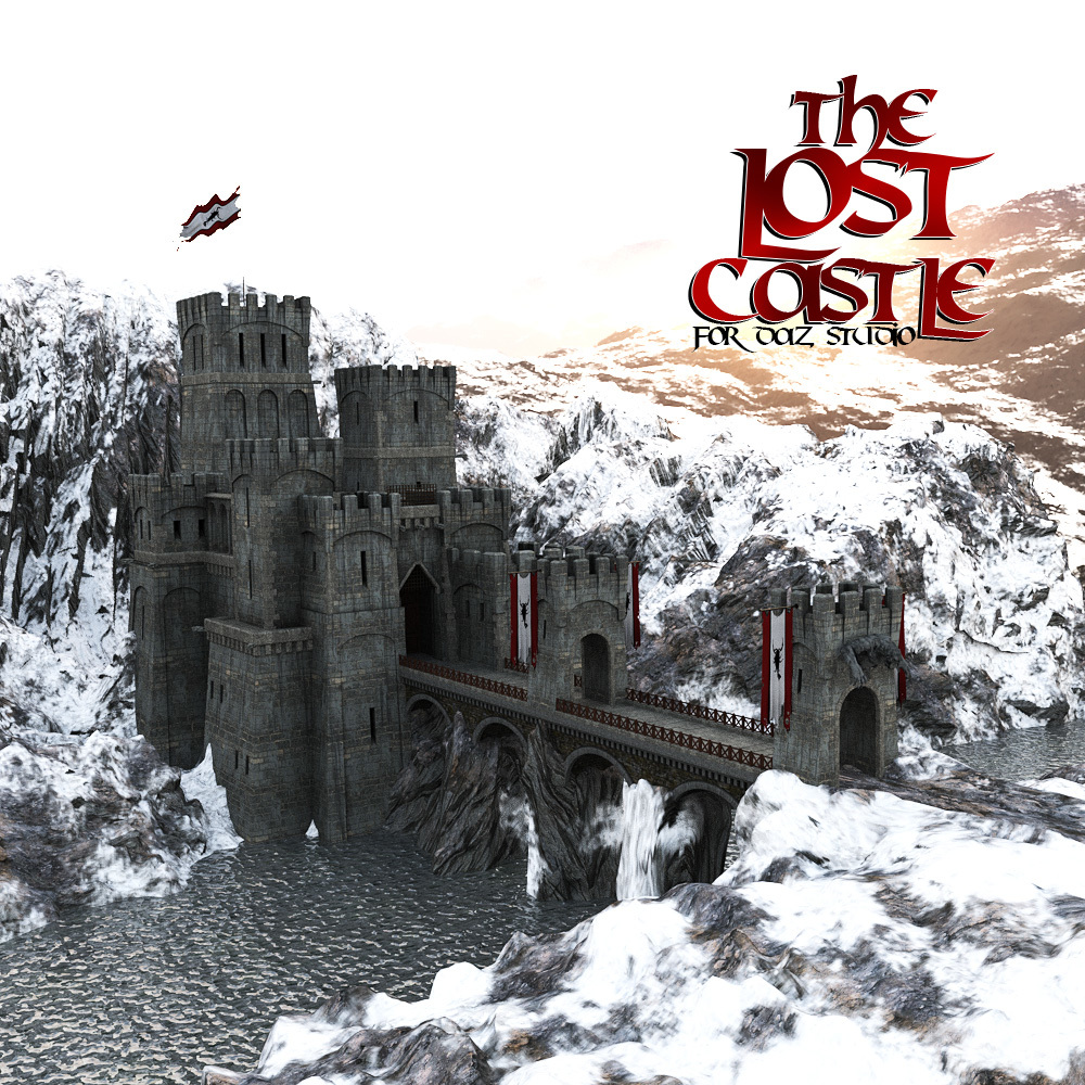 The Lost Castle for DS Iray by: powerage, 3D Models by Daz 3D