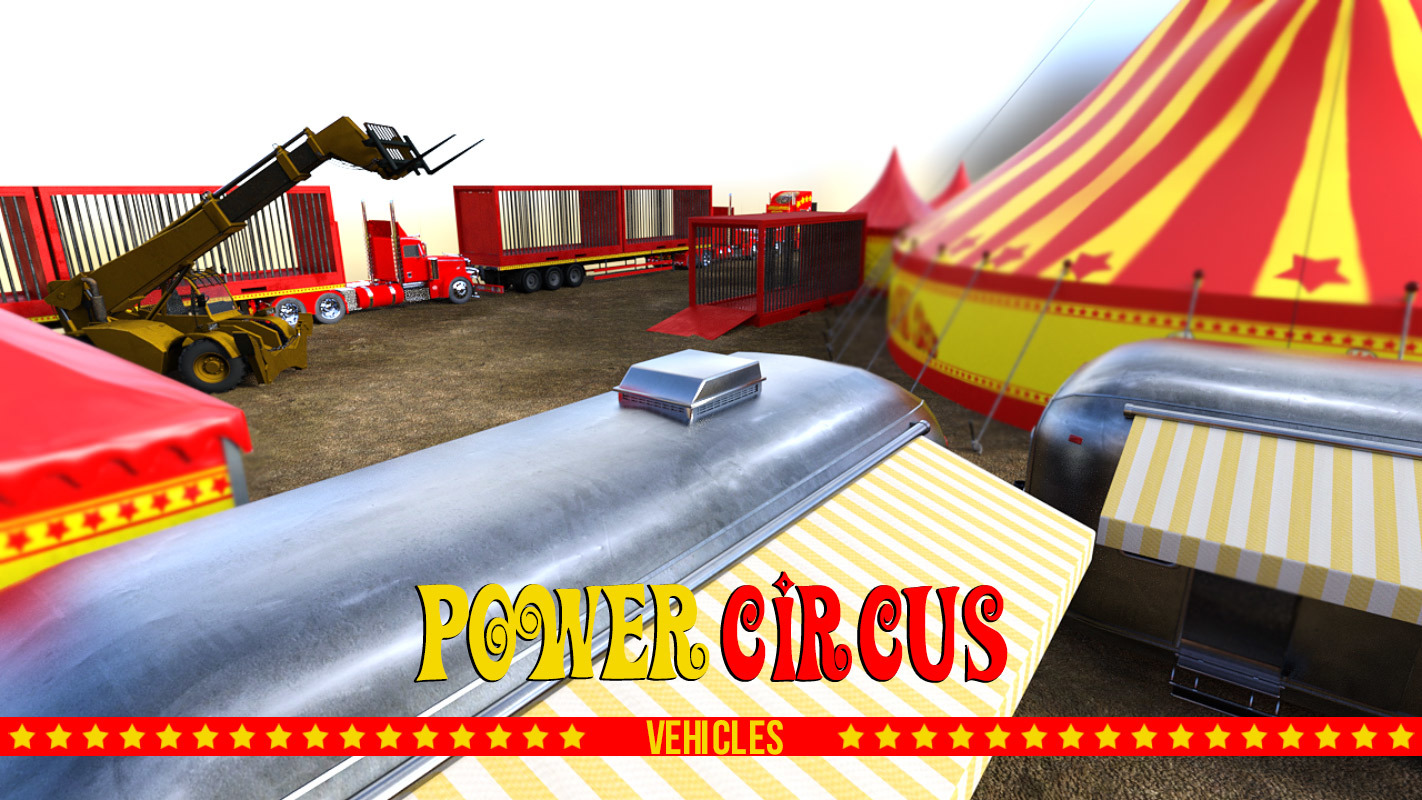 POWER CIRCUS VEHICLES for DS Iray by: powerage, 3D Models by Daz 3D