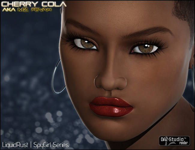Cherry Cola aka Mz Fevah for V4 by: Liquid Rust, 3D Models by Daz 3D