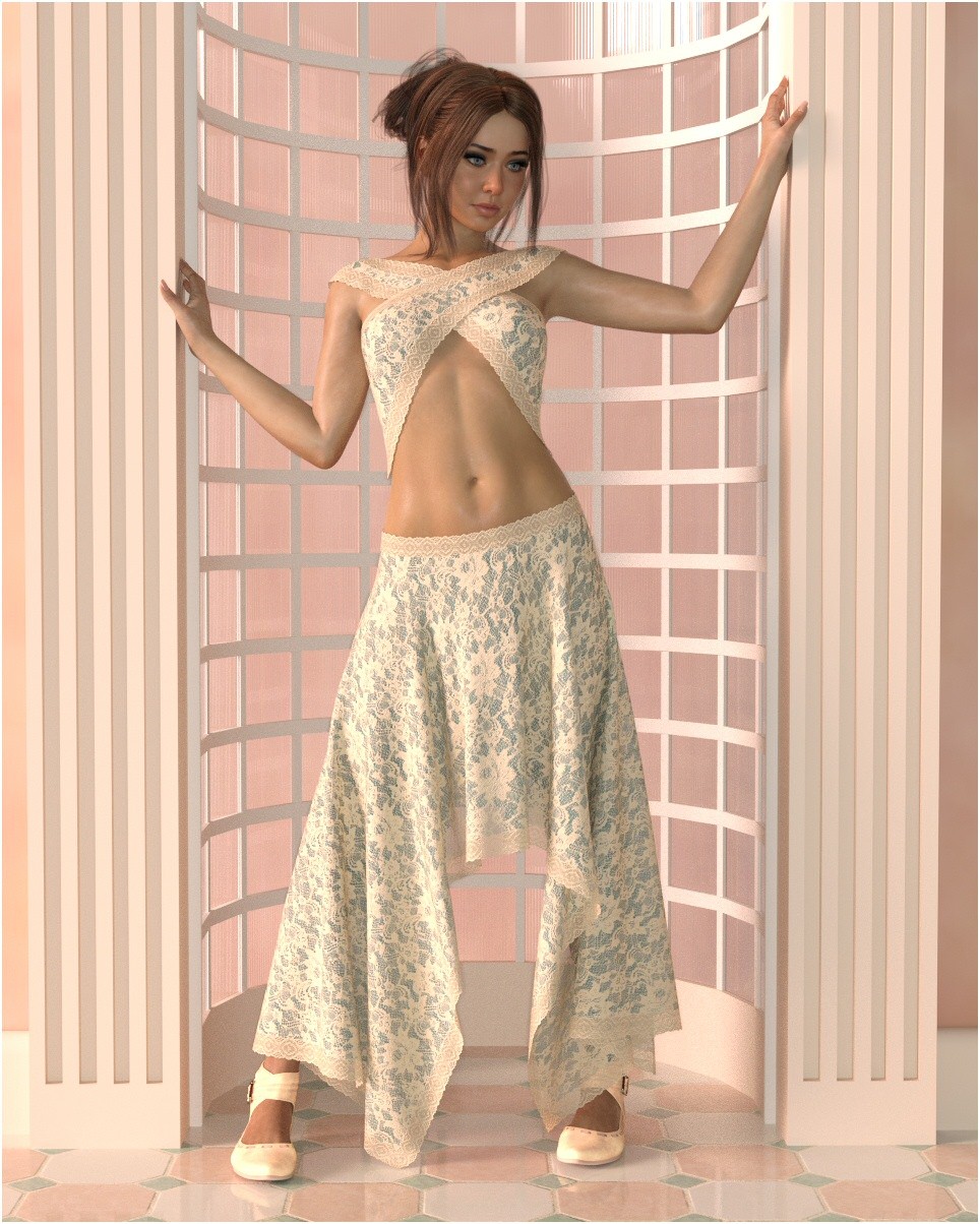 dForce - Orly Outfit for G8Fs by: Lully, 3D Models by Daz 3D