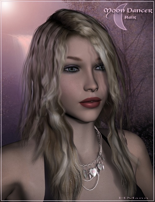 Moon Dancer Hair by: Magix 101, 3D Models by Daz 3D