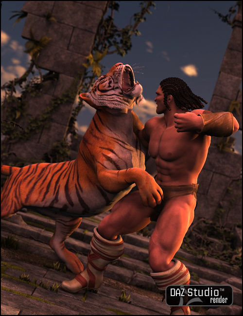 With the Beasts by: Muscleman, 3D Models by Daz 3D