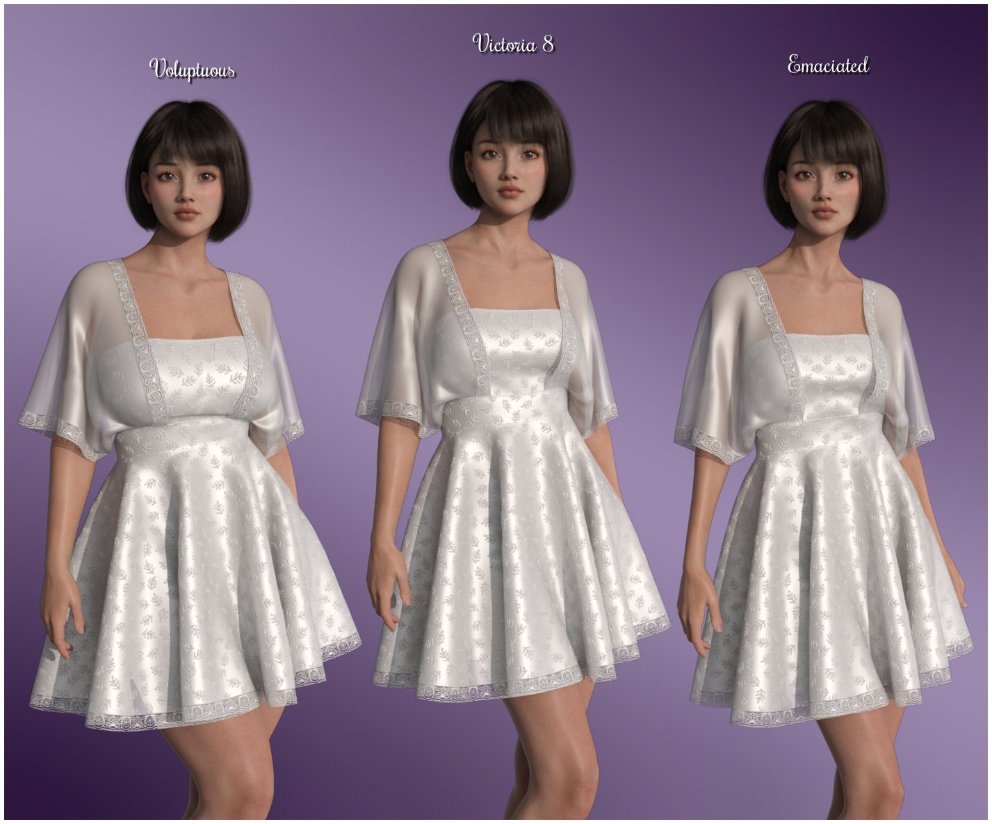 dForce - Ruthy Dress for G8F | Daz 3D