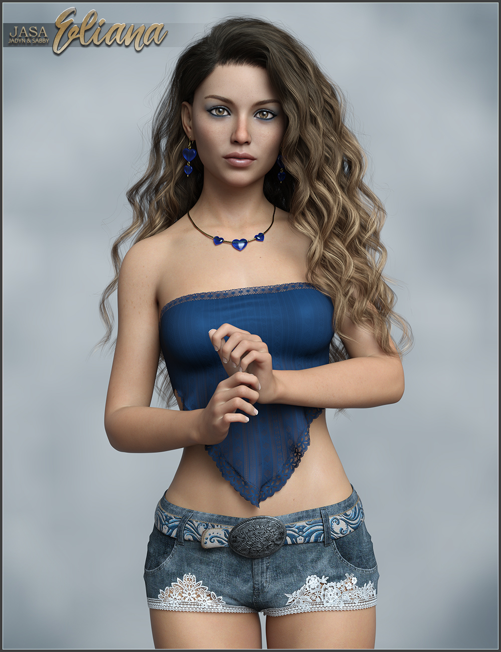 JASA Eliana for Genesis 8 and 8.1 Female by: SabbyJadyn, 3D Models by Daz 3D