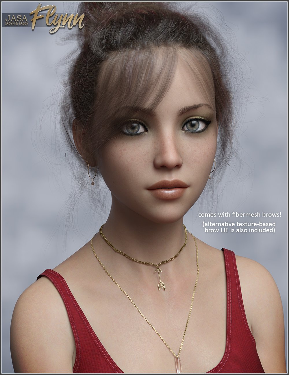 JASA Flynn for Genesis 8 and 8.1 Female by: SabbyJadyn, 3D Models by Daz 3D