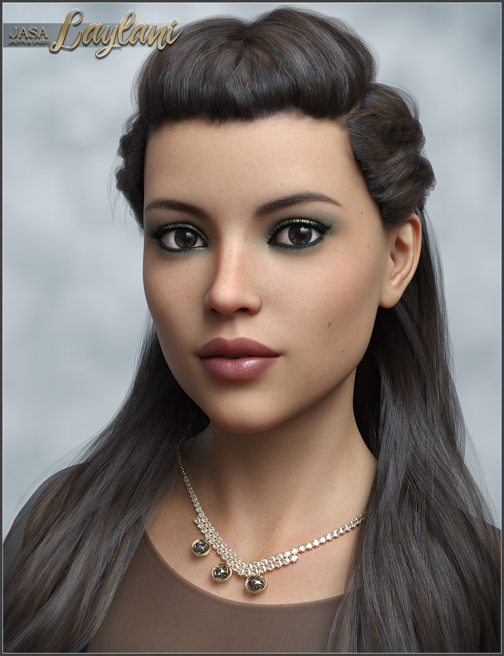 JASA Laylani for Genesis 8 and 8.1 Female by: SabbyJadyn, 3D Models by Daz 3D
