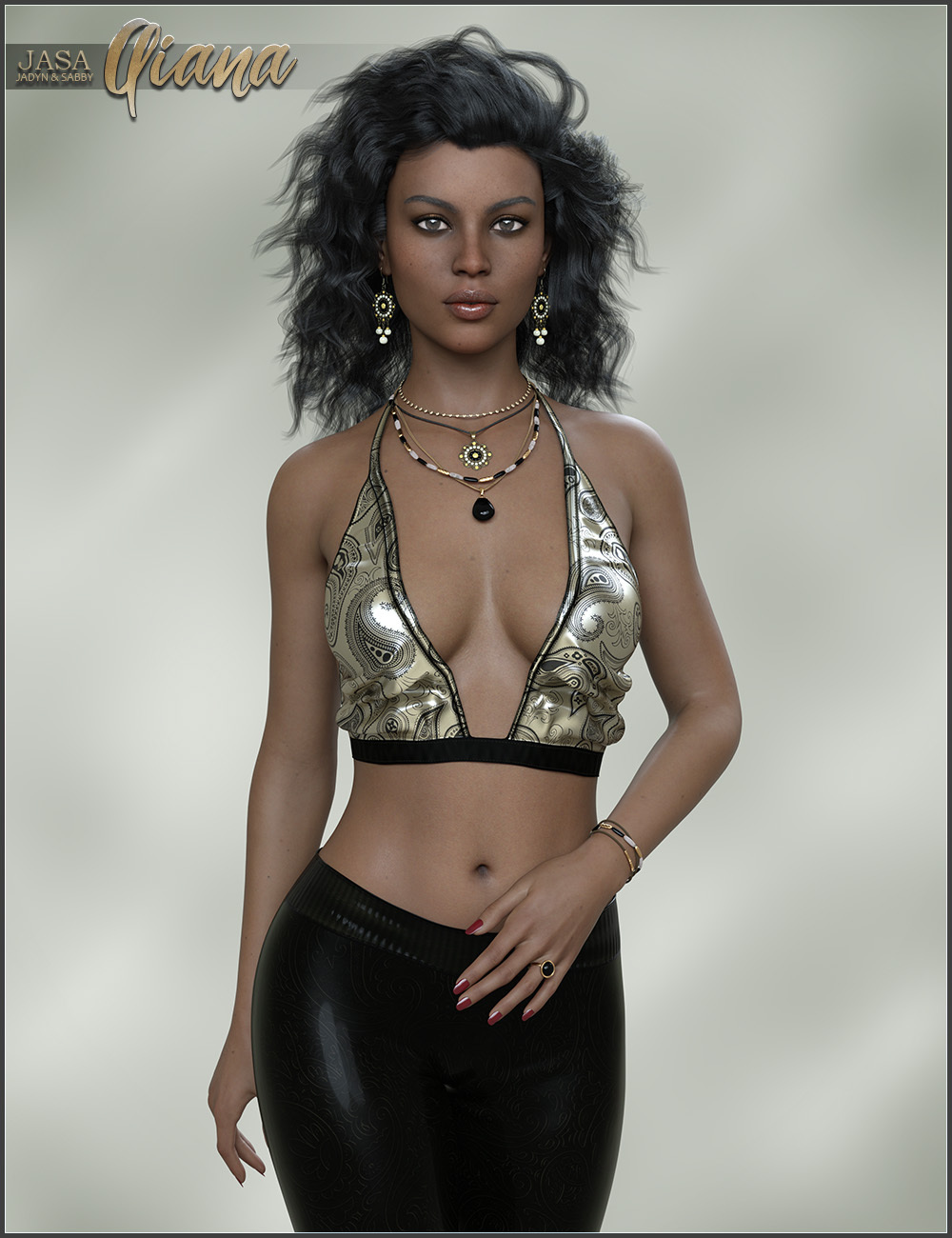 JASA Qiana for Genesis 8 and 8.1 Female by: SabbyJadyn, 3D Models by Daz 3D