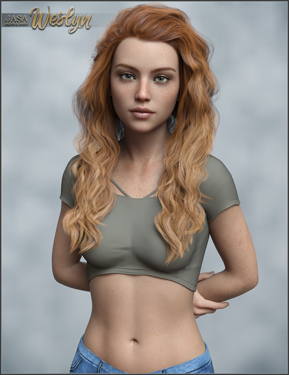 JASA Weslyn for Genesis 8 and 8.1 Female by: SabbyJadyn, 3D Models by Daz 3D