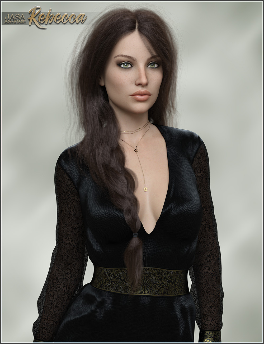 JASA Rebecca for Genesis 8 and 8.1 Female by: SabbyJadyn, 3D Models by Daz 3D