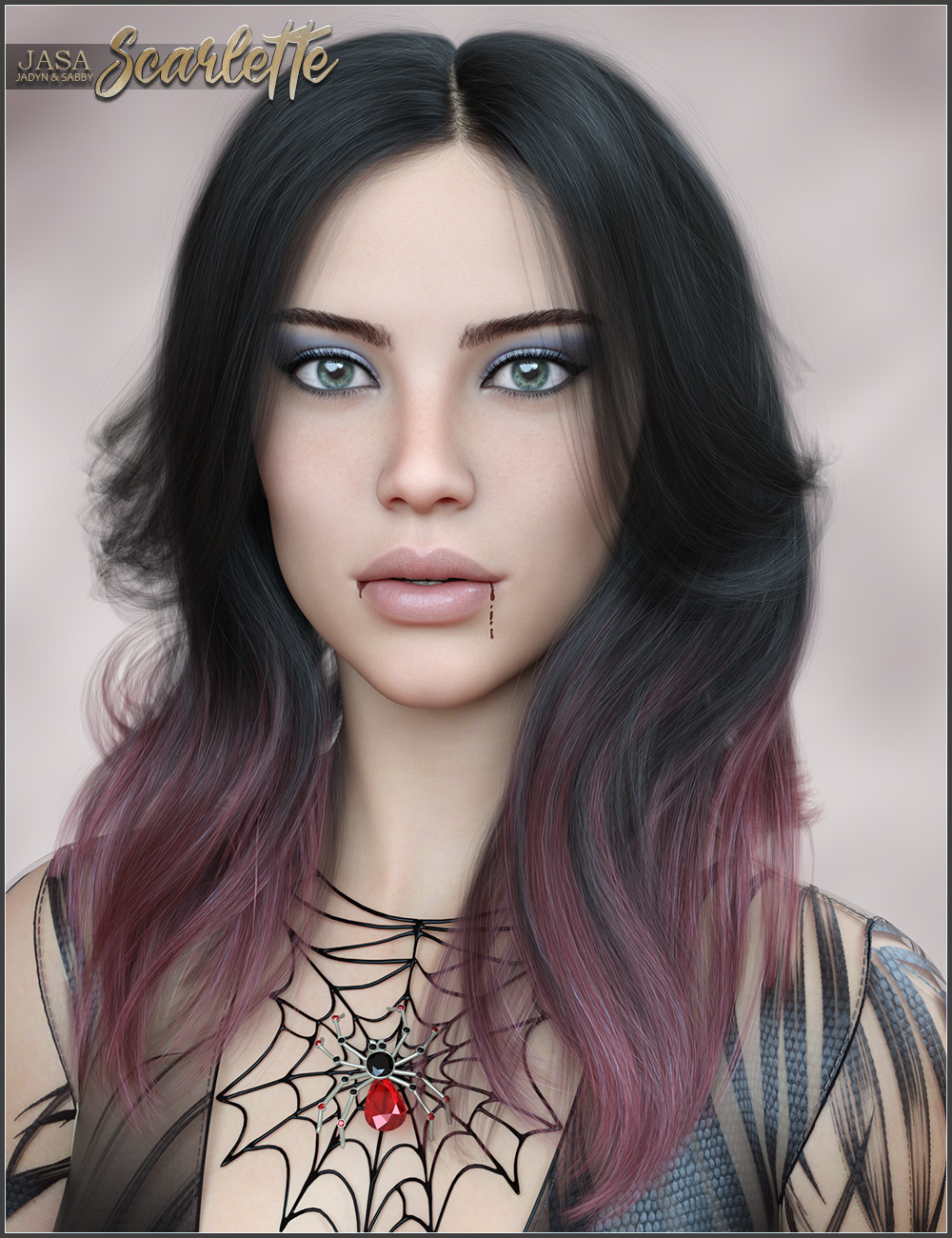JASA Scarlette for Genesis 8 and 8.1 Female by: SabbyJadyn, 3D Models by Daz 3D