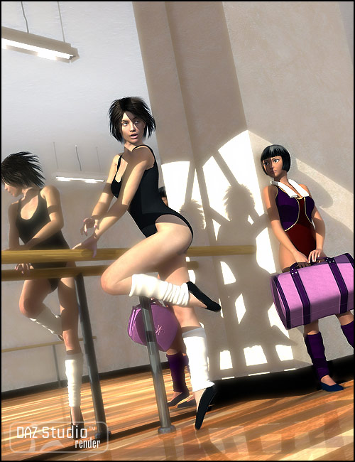 Dance Studio by: Guarie, 3D Models by Daz 3D