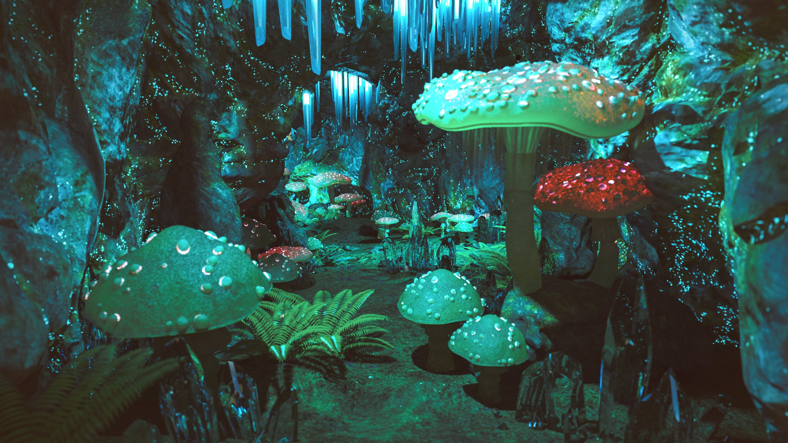 Fantasy Mushroom Cave | Daz 3D