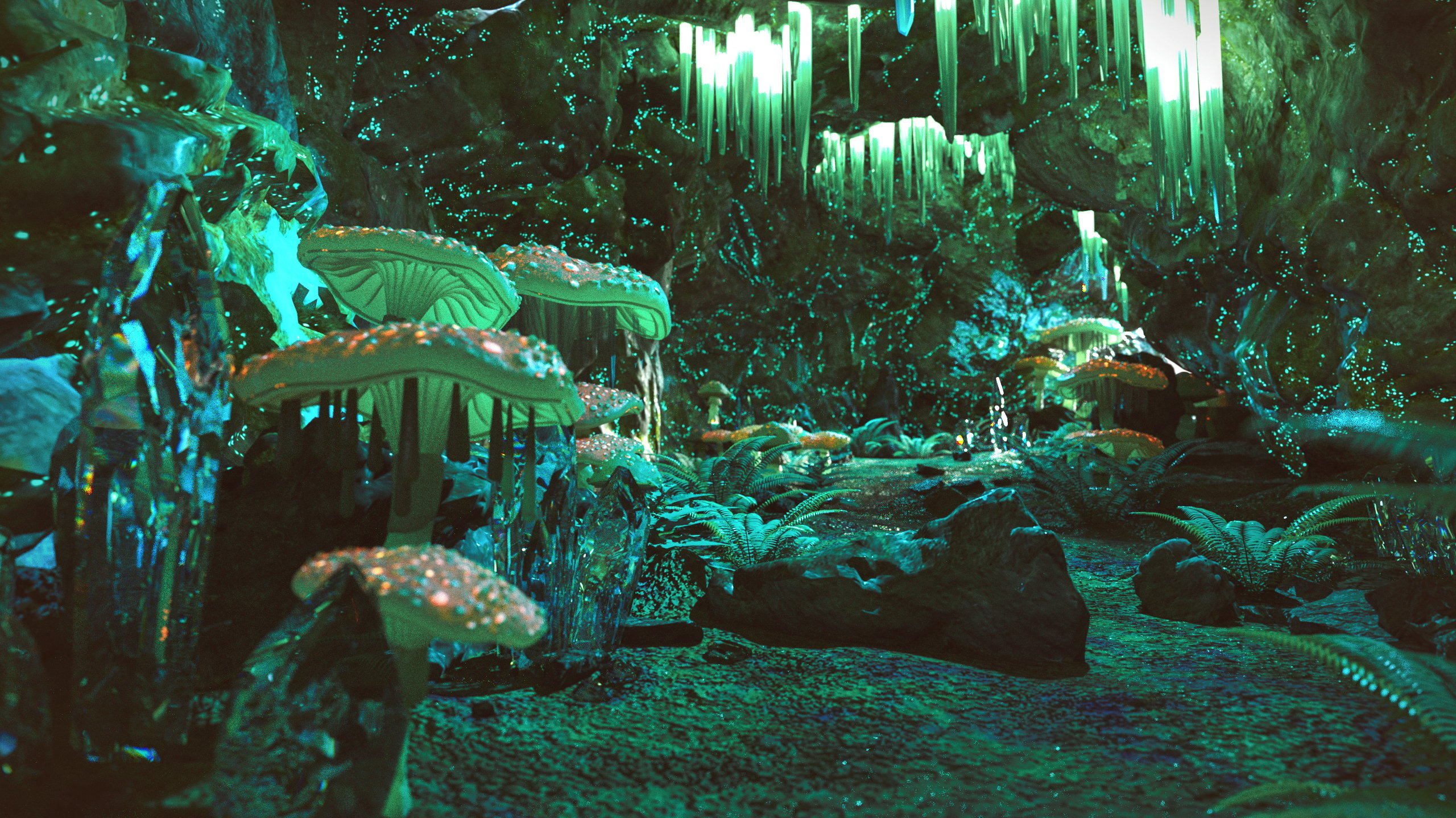 Fantasy Mushroom Cave | Daz 3D