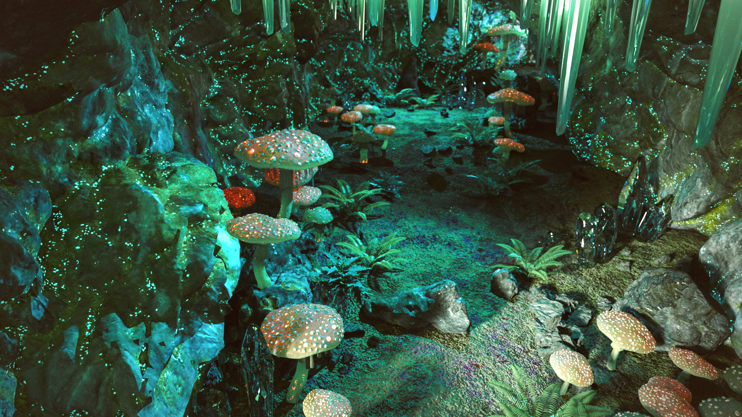 Fantasy Mushroom Cave | Daz 3D