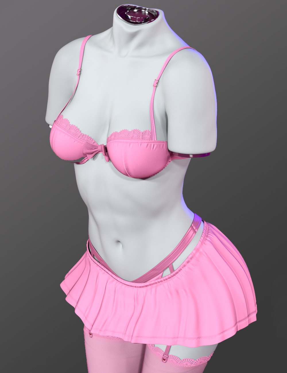 X-Fashion Melody Lingerie for Genesis 9 by: xtrart-3d, 3D Models by Daz 3D