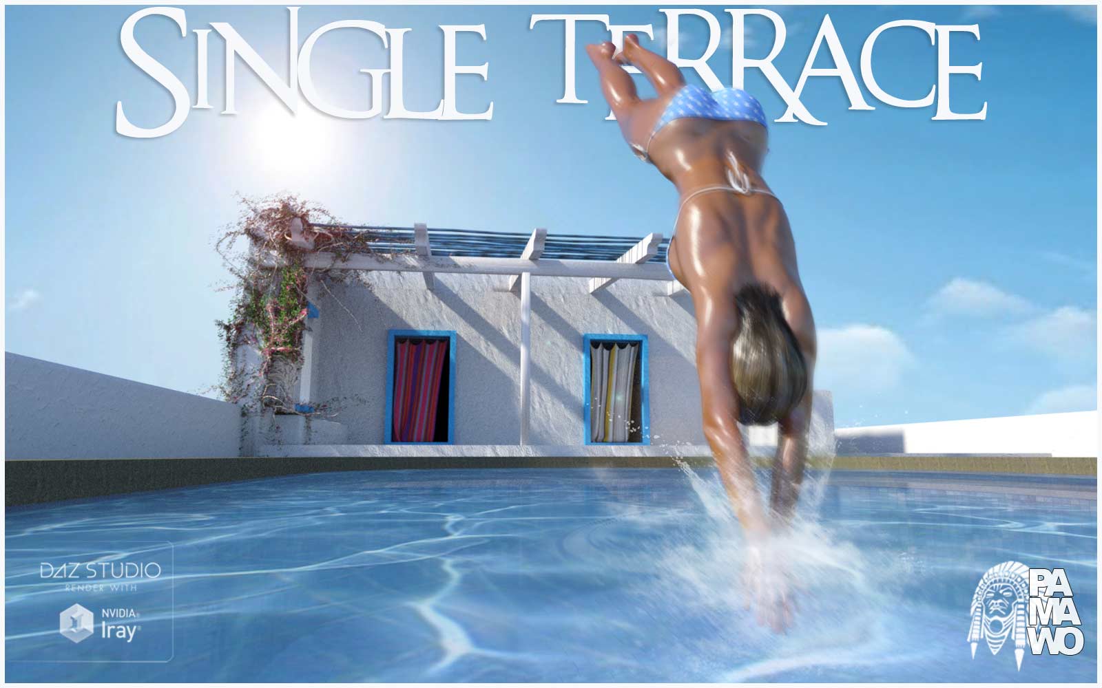Single Terrace by: PAMAWO, 3D Models by Daz 3D