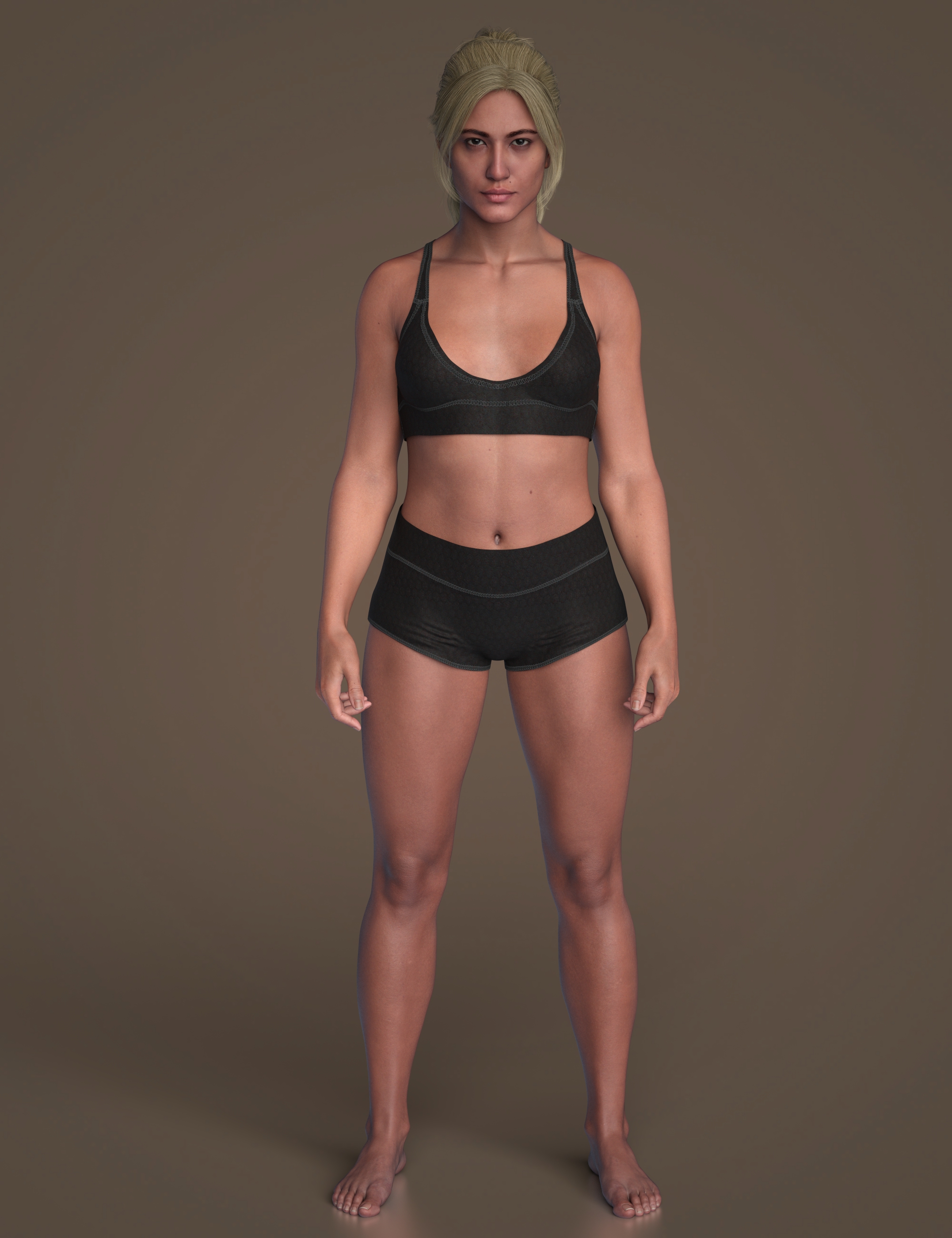 Cheyenne 9 Muscular Shape Add-On by: , 3D Models by Daz 3D