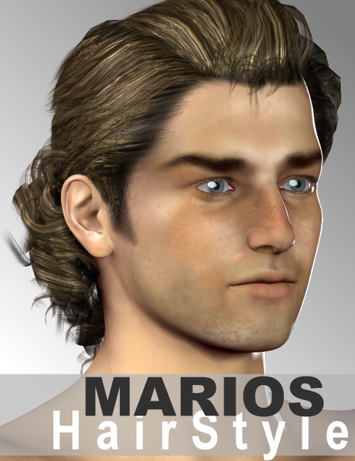 Marios Hair Marios Hair by: Neftis3D, 3D Models by Daz 3D