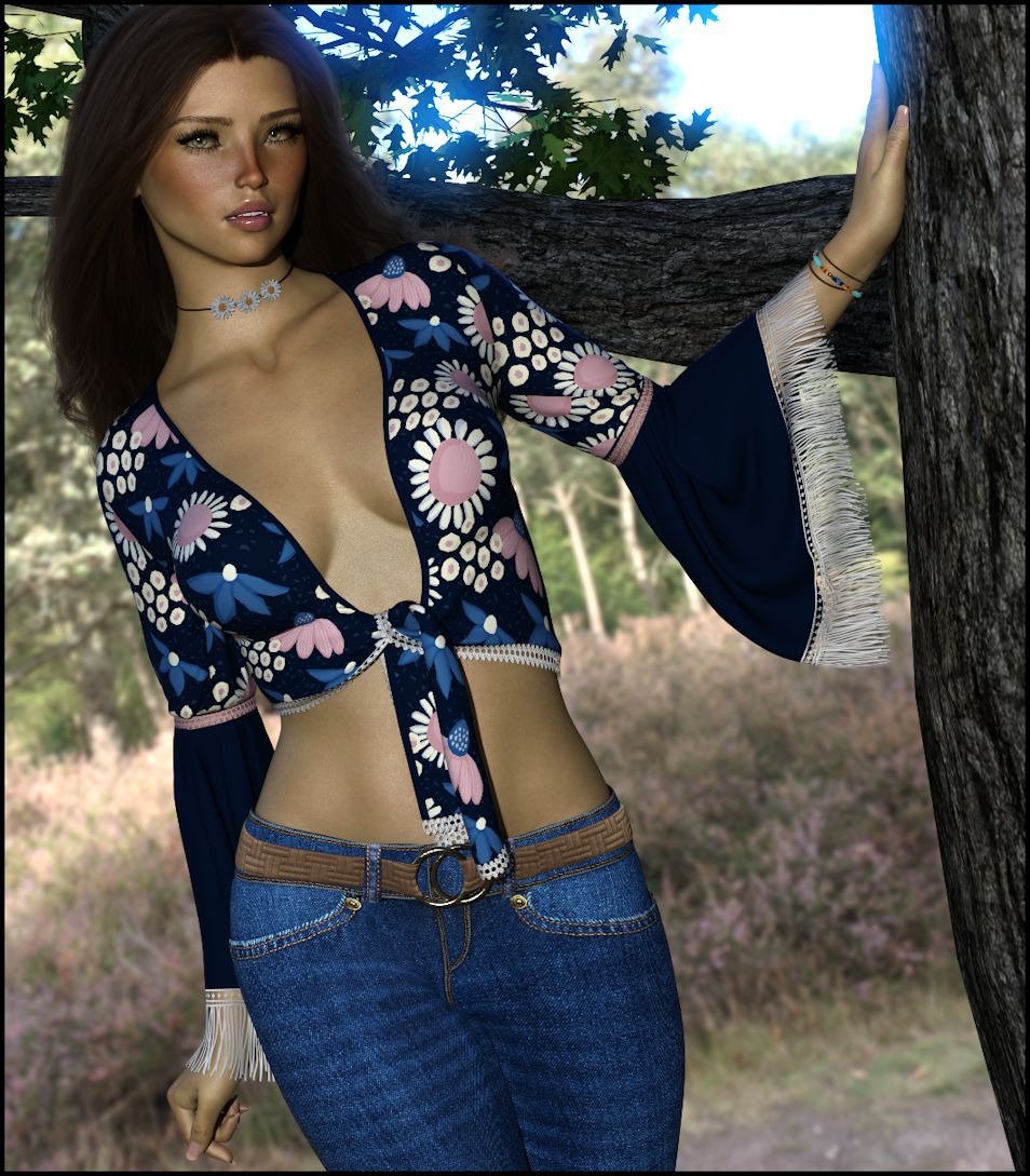 7th Ave: Front Tied Shirt - G8F by: 3-D Arena, 3D Models by Daz 3D