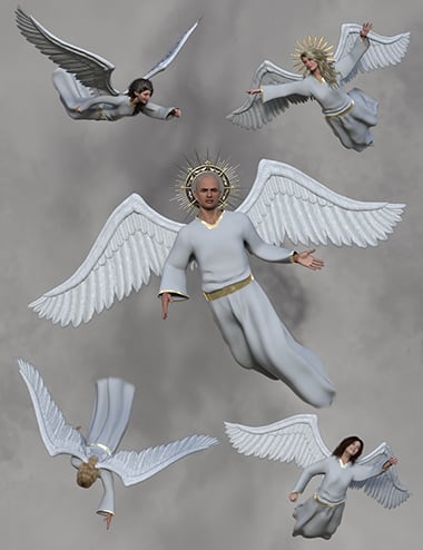 Flying Poses for Genesis 9