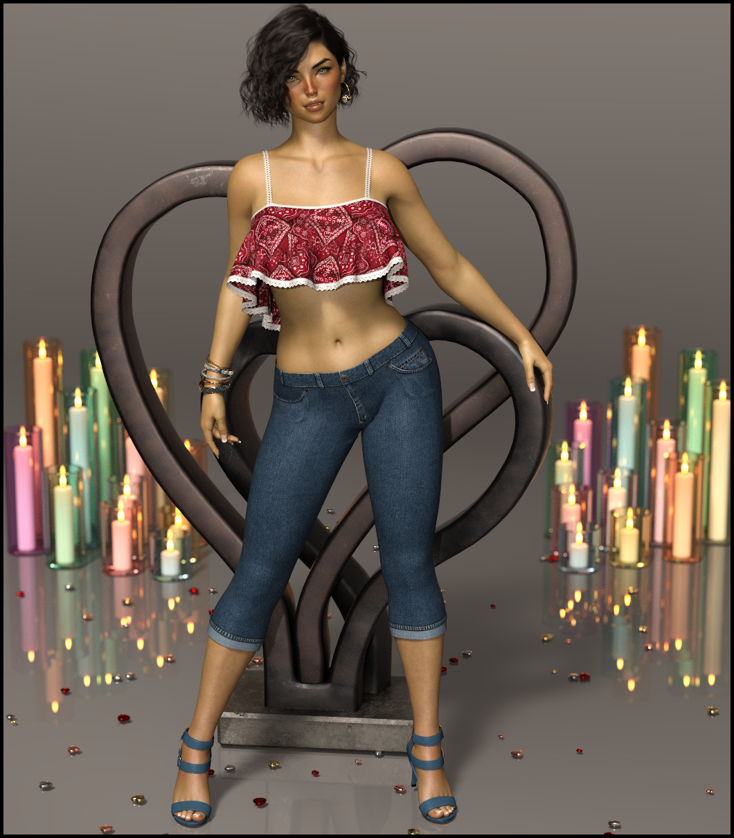 7th Ave: dForce - Ciao Bella - G8F by: 3-D Arena, 3D Models by Daz 3D