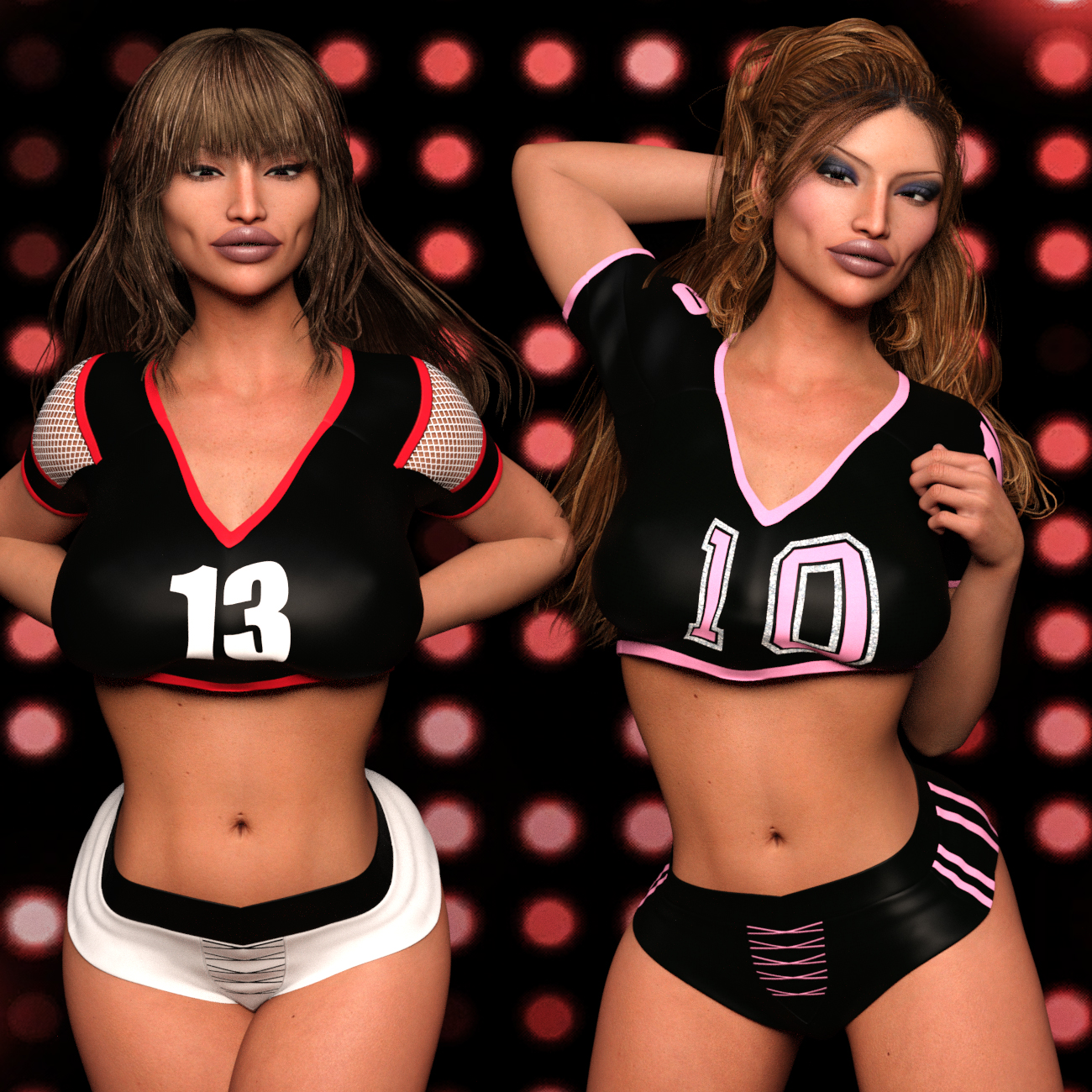 VERSUS - HOT Soccer for Genesis 3 Female(s) by: Anagord, 3D Models by Daz 3D