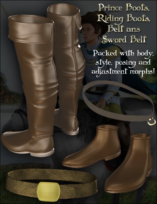 Fairytale Prince for M4 and H4 Fairytale Prince for M4 and H4 by: Ravenhair, 3D Models by Daz 3D
