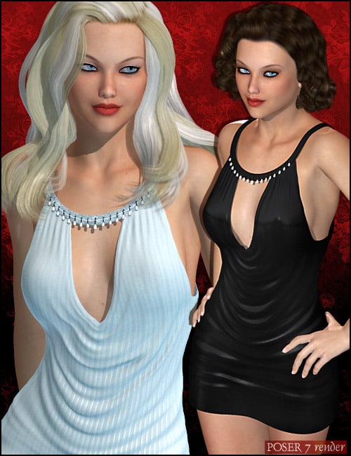 Diva Dress by: 4blueyes, 3D Models by Daz 3D