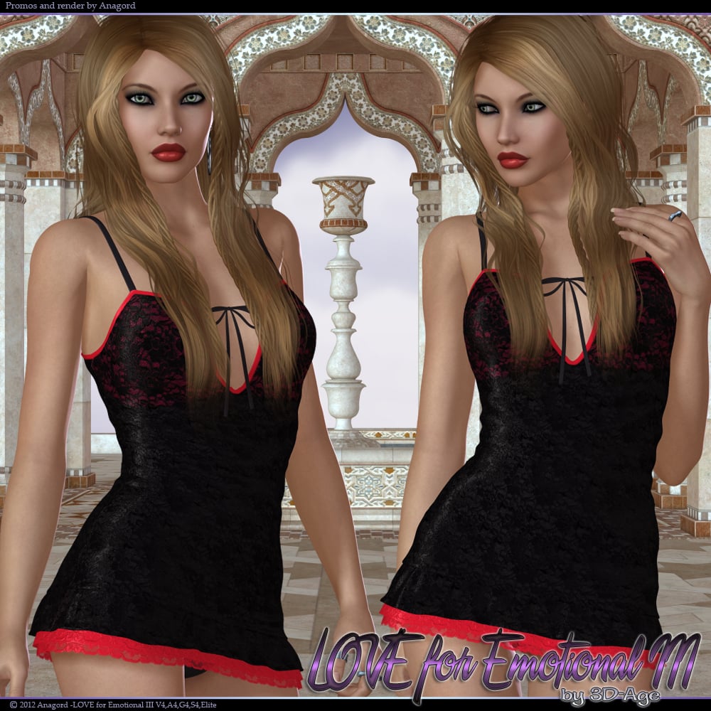 LOVE for Emotional III by: Anagord, 3D Models by Daz 3D