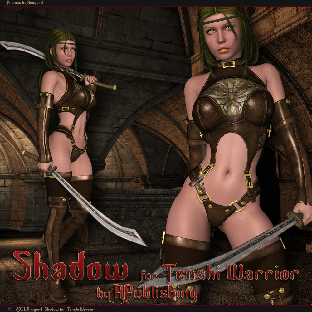 SHADOW for Tenshi Warrior Outfit by: Anagord, 3D Models by Daz 3D