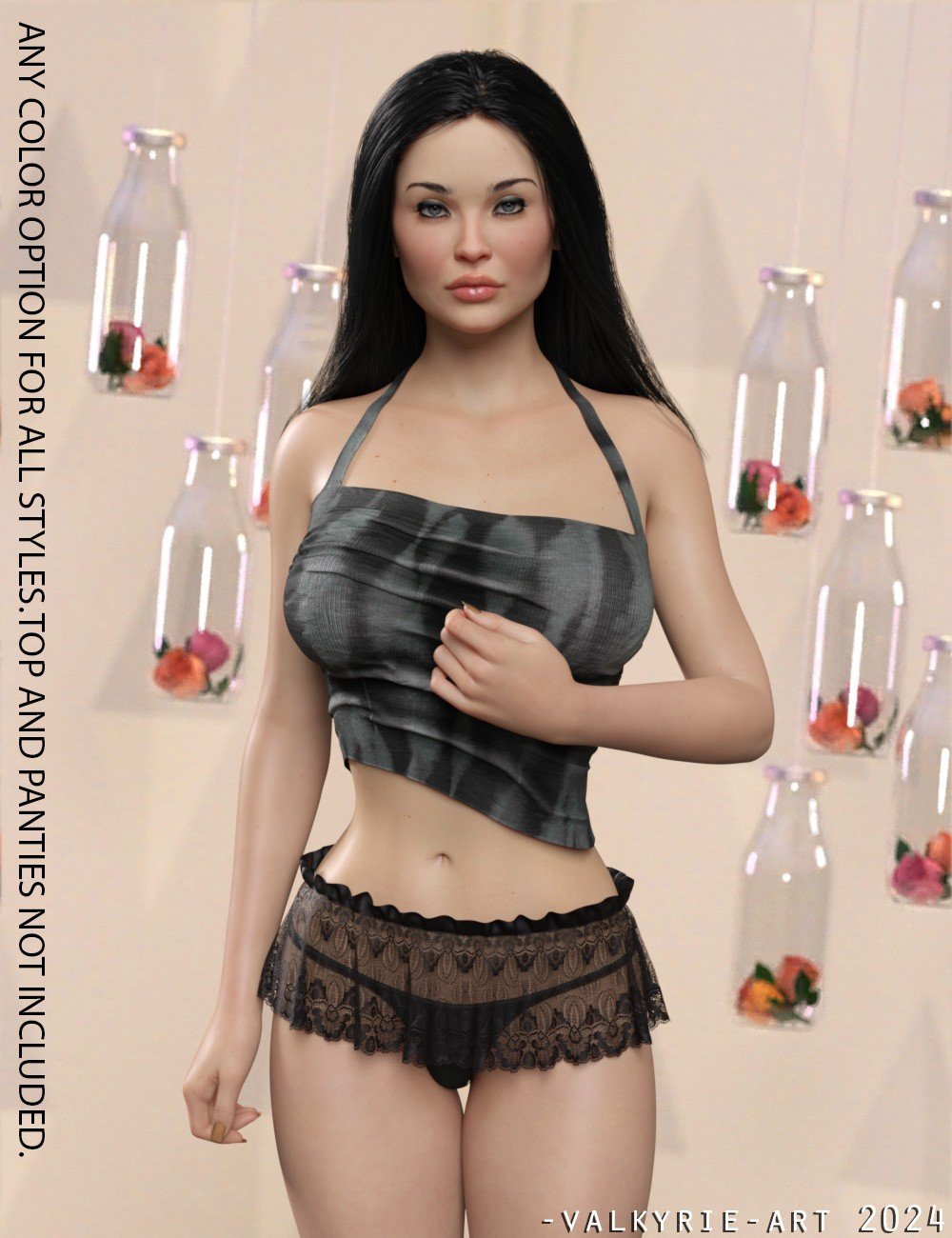 InStyle - dForce Strip Skirt 02 for Genesis 8\8.1 Females by: valkyrie, 3D Models by Daz 3D