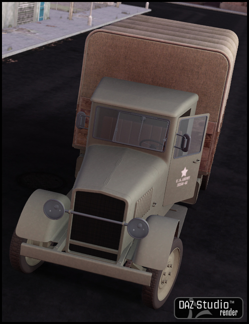 Army Truck 1930 by: , 3D Models by Daz 3D