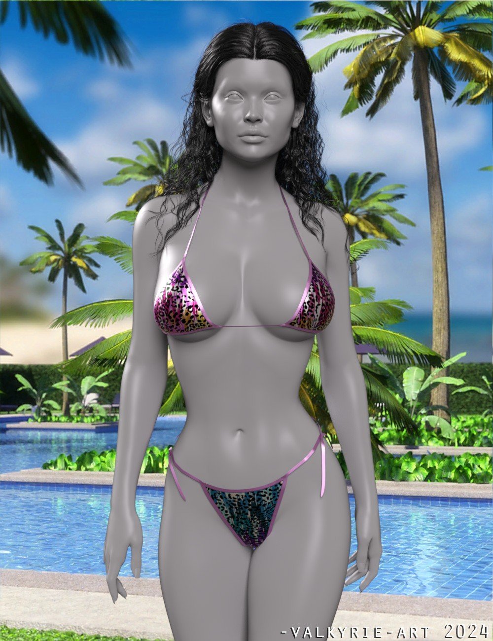 InStyle - Timeless Ties Bikini G8F by: valkyrie, 3D Models by Daz 3D
