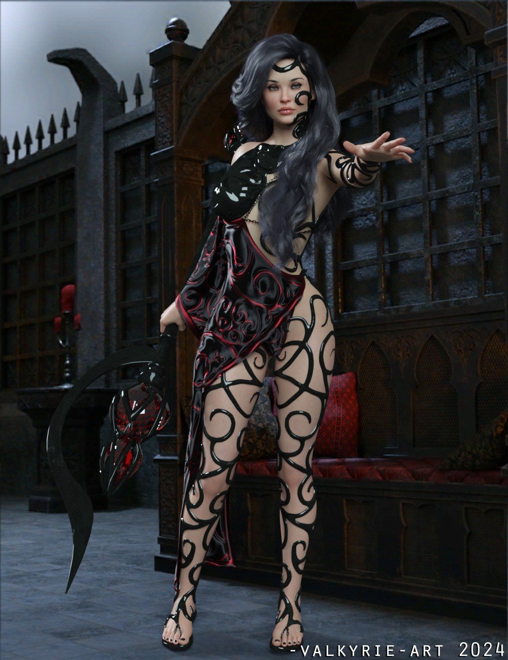 InStyle - Runebound Elegance for G8F by: valkyrie, 3D Models by Daz 3D