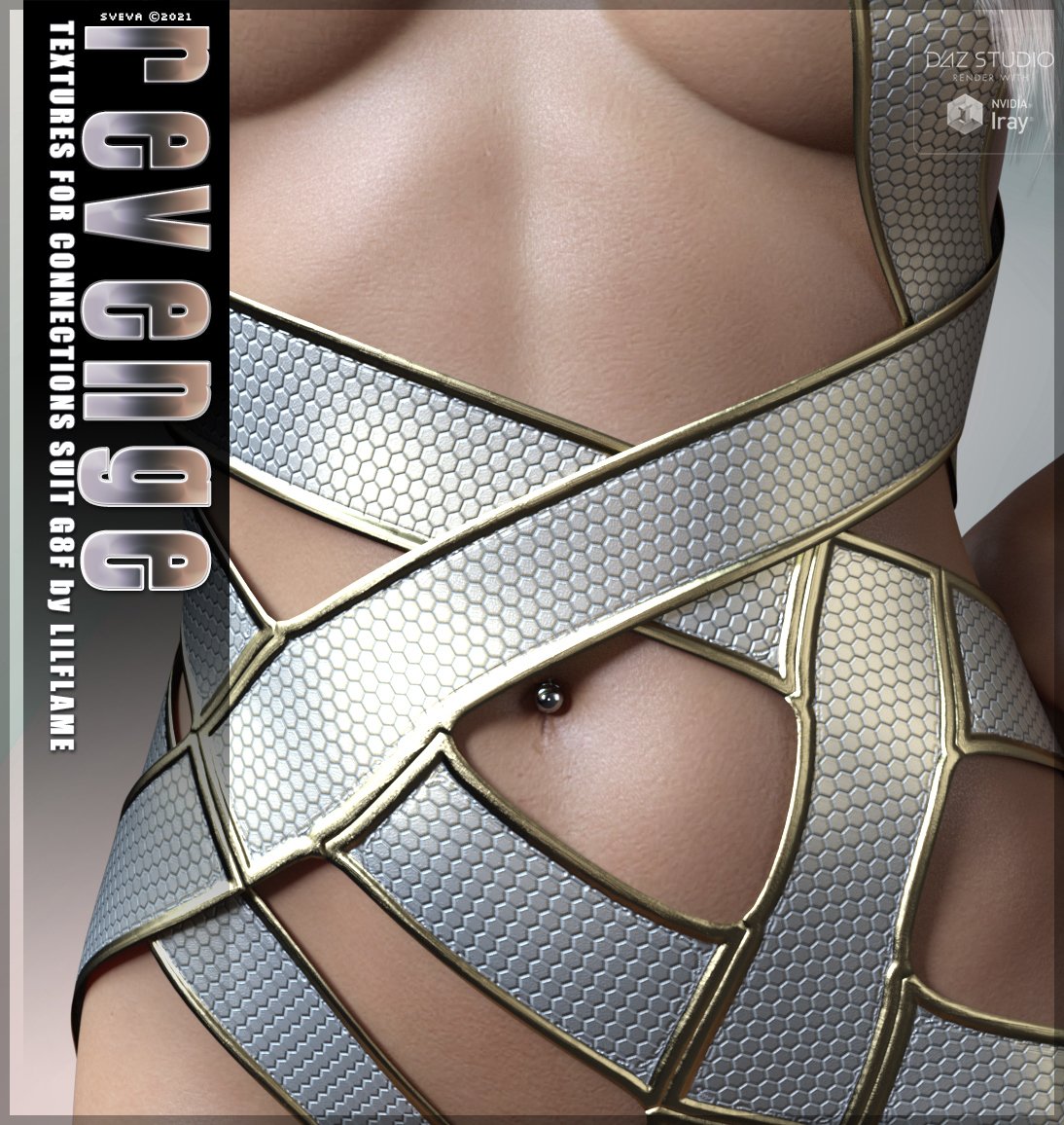 Revenge Textures for Connections Suit by: Sveva, 3D Models by Daz 3D