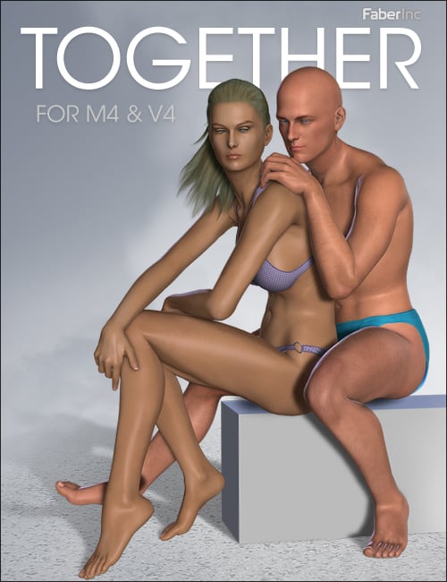 Together Pose Set by: Faber Inc, 3D Models by Daz 3D