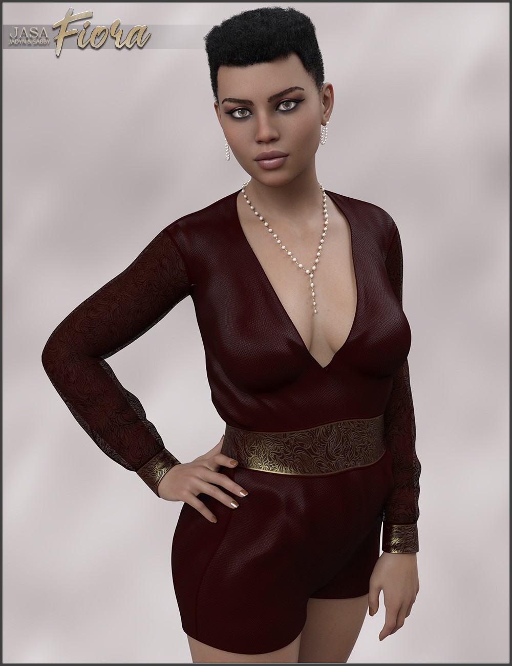 JASA Fiora for Genesis 8 and 8.1 Female by: SabbyJadyn, 3D Models by Daz 3D