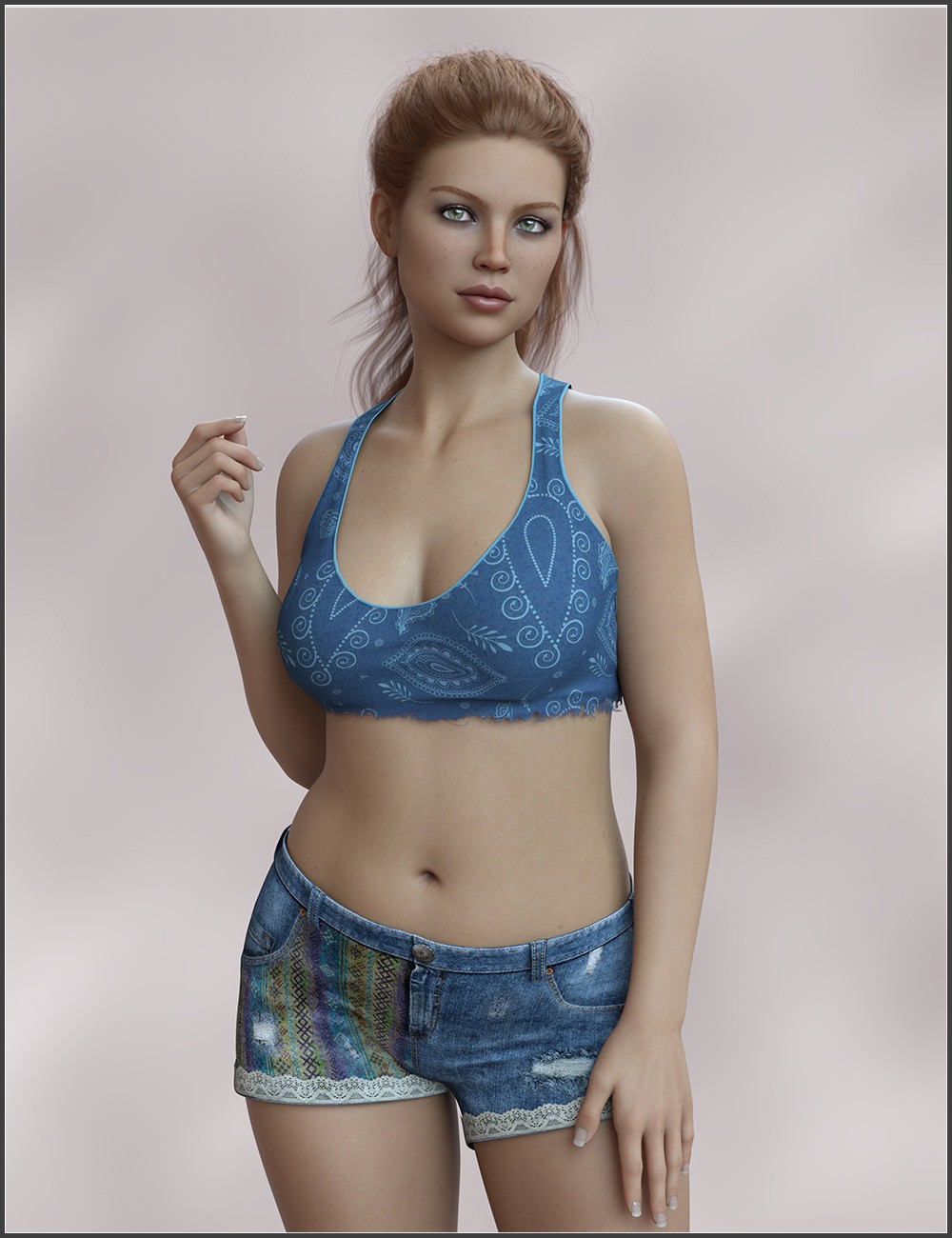 JASA Austin for Genesis 8 and 8.1 Female by: SabbyJadyn, 3D Models by Daz 3D