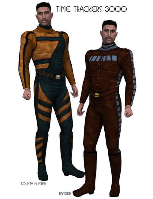 Michael's Sci-Fi Suit 1 Textures-Time Trackers 3000 by: Lisa's Botanicals, 3D Models by Daz 3D