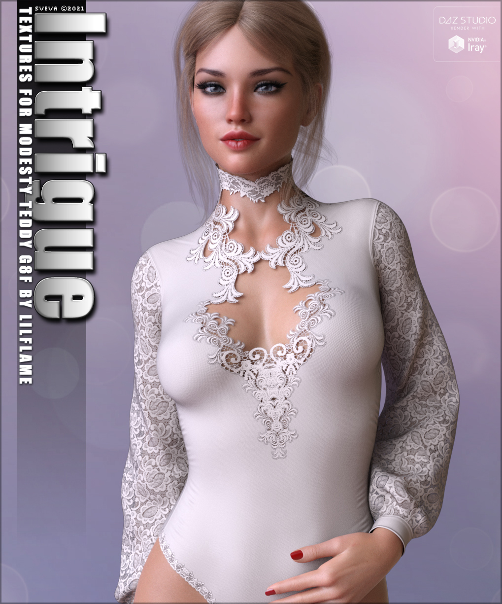 Intrigue Textures for Modesty Teddy G8F by: Sveva, 3D Models by Daz 3D