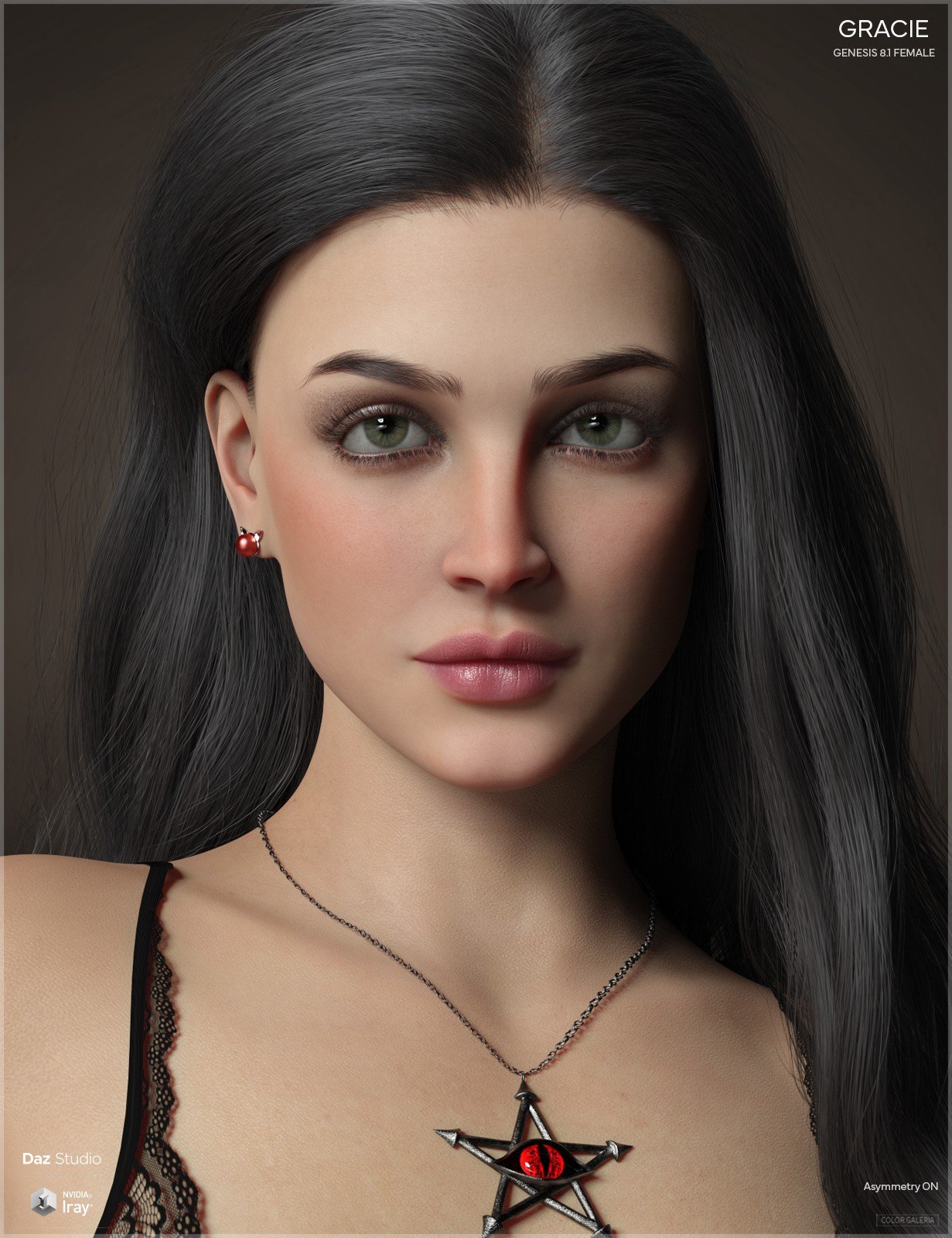 CGI Gracie for Genesis 8.1 Female by: Color Galeria, 3D Models by Daz 3D