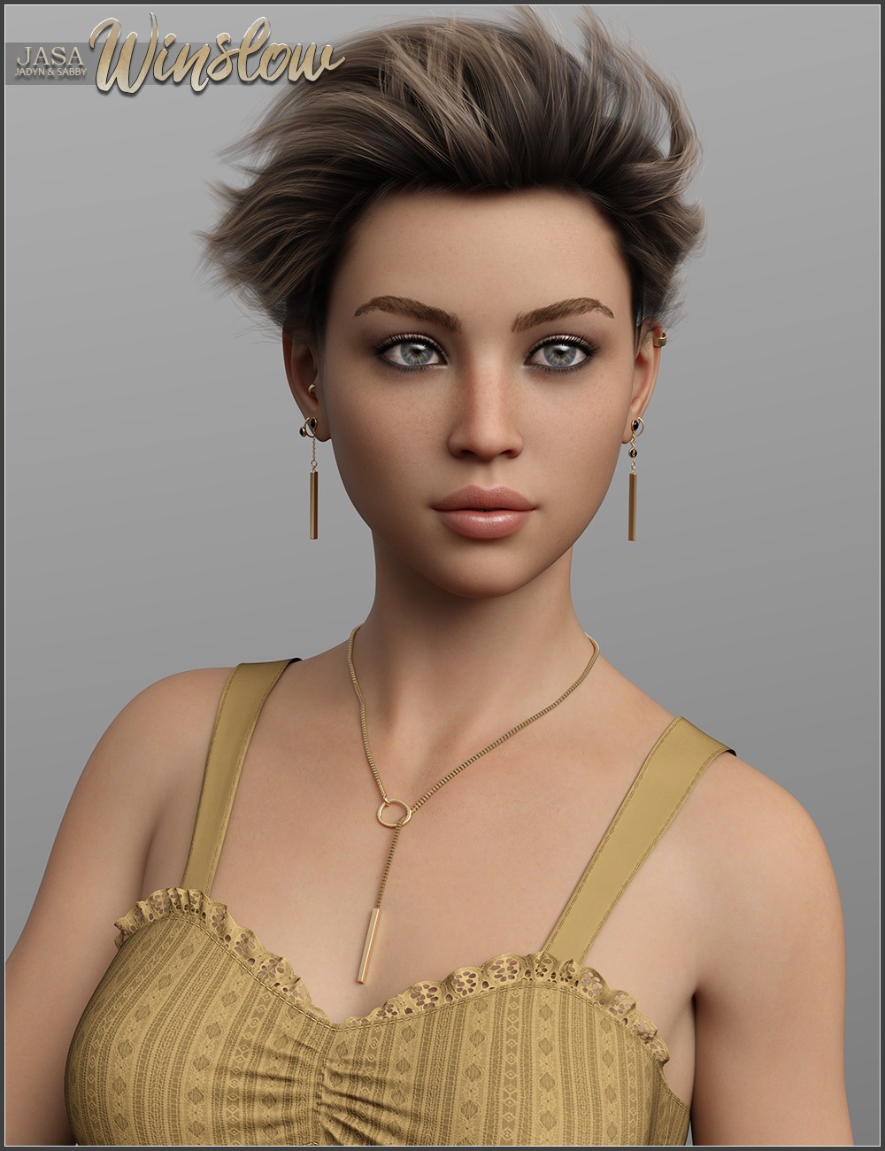 JASA Winslow for Genesis 8 and 8.1 Female by: SabbyJadyn, 3D Models by Daz 3D