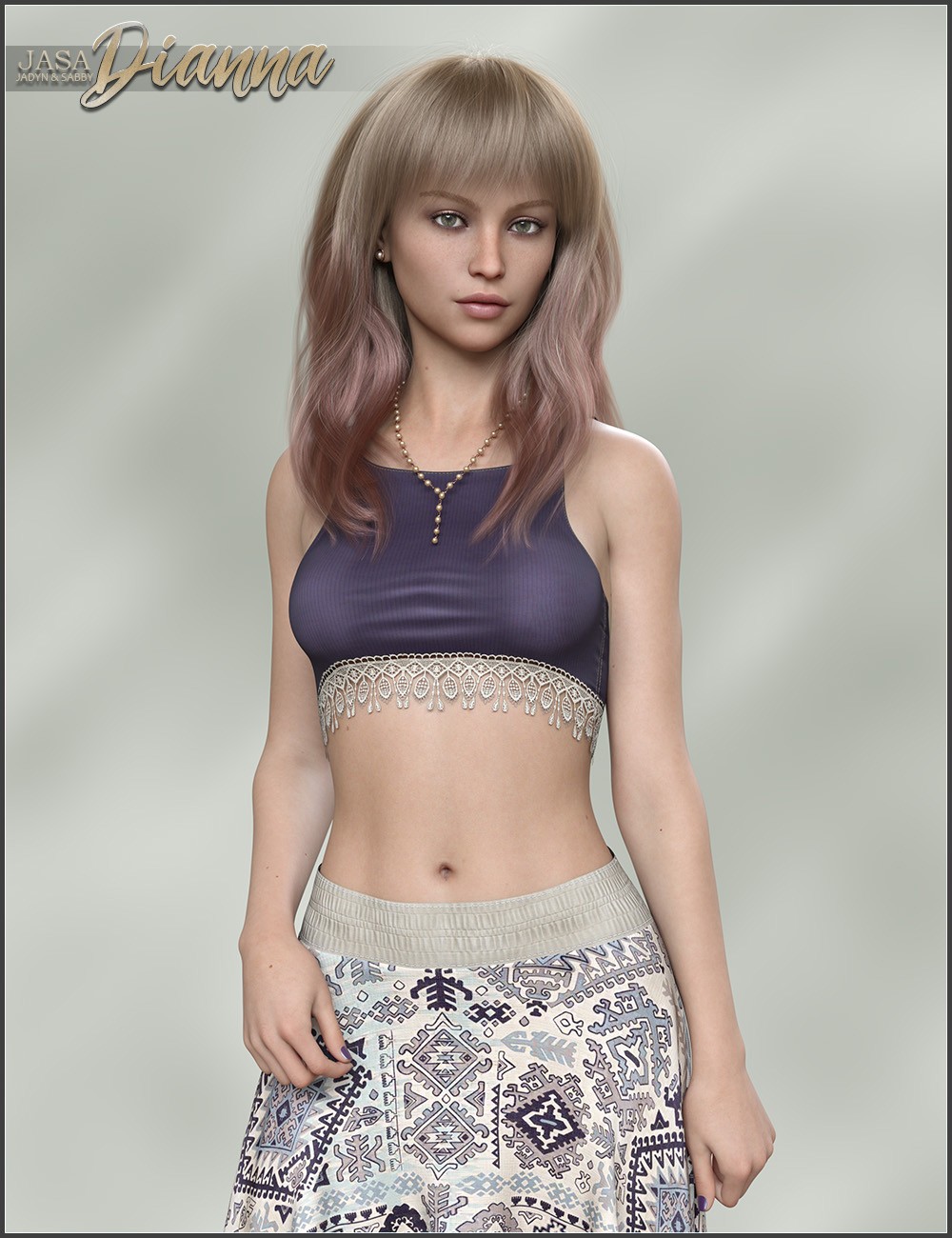 JASA Dianna for Genesis 8 and 8.1 Female by: SabbyJadyn, 3D Models by Daz 3D