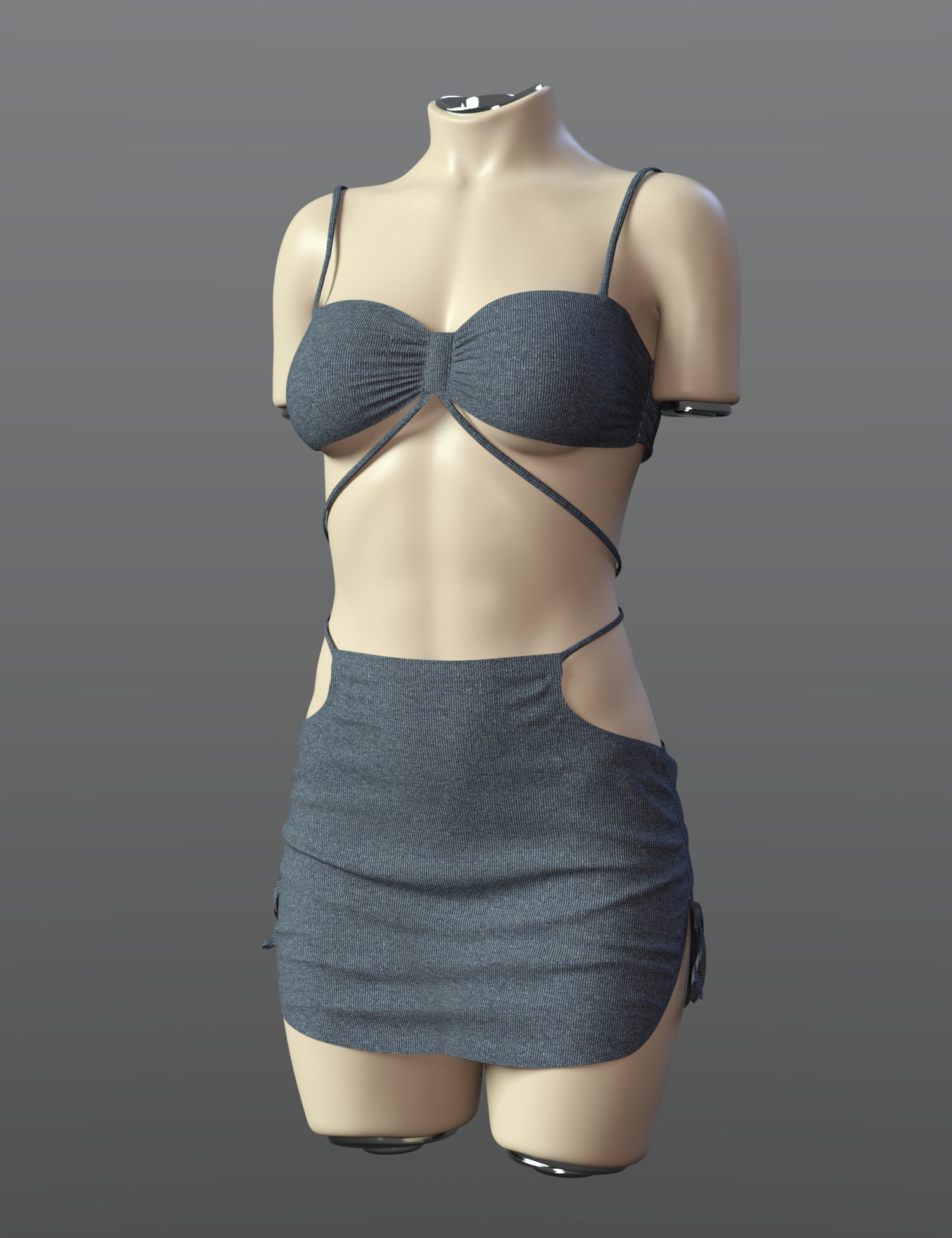 SPR Simple Hot Clothes Suit for Genesis 9 by: Sprite, 3D Models by Daz 3D